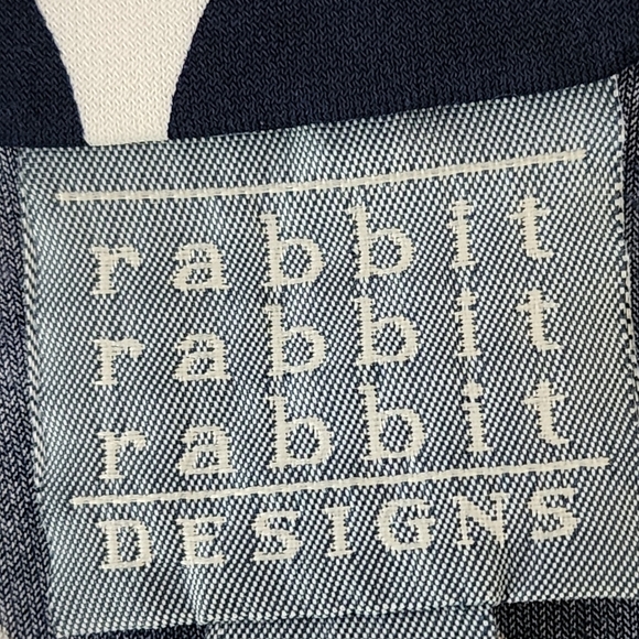 Rabbit Rabbit Rabbit Design  Polka Dot Short Sleeve Midi Shift Dress Size 10 - Picture 7 of 7